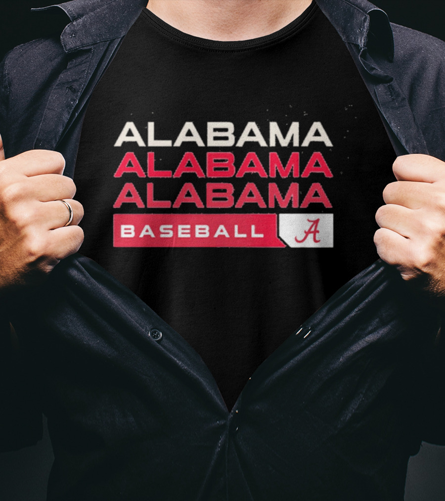 Alabama Crimson Tide College Baseball 2026 Hype Tri Blend T-Shirt