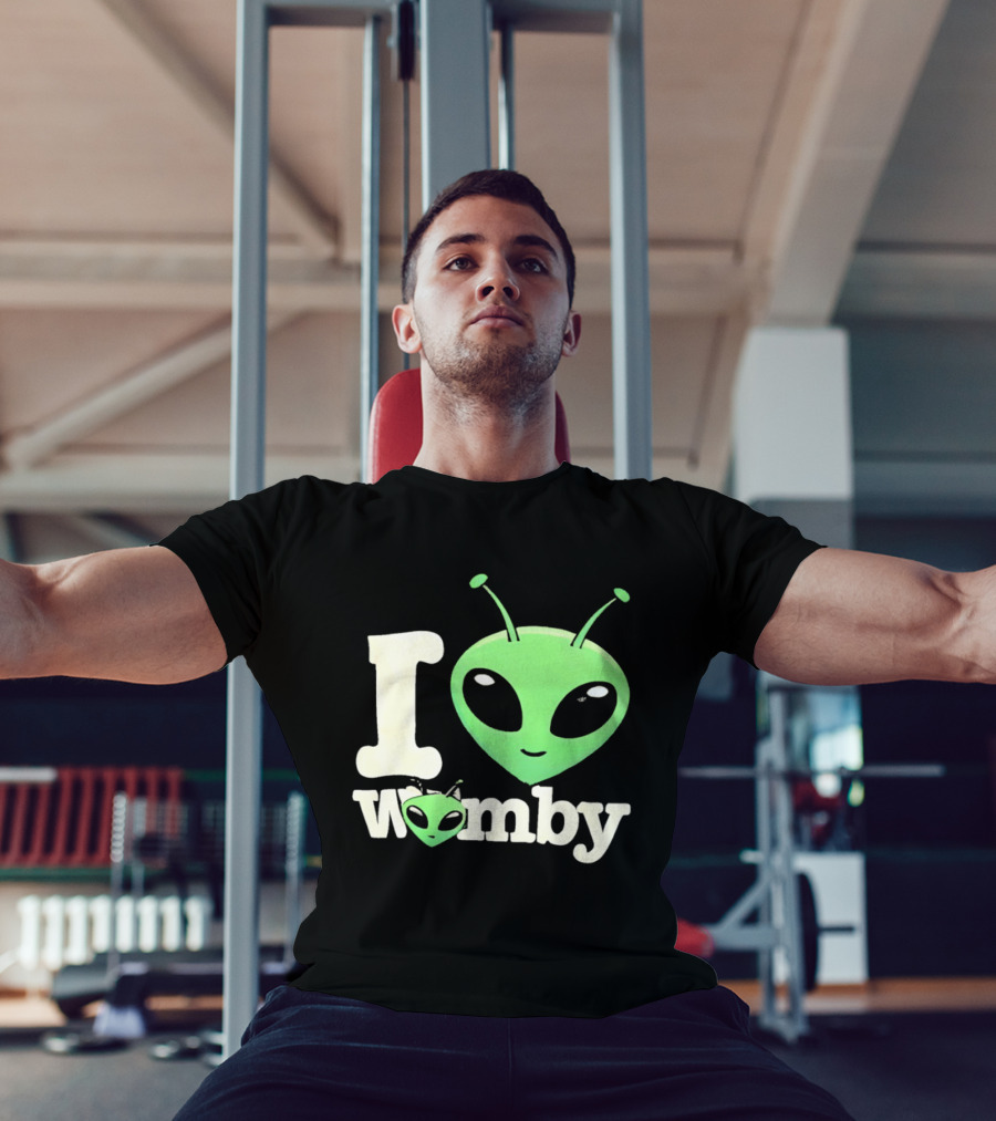 I Love Womby Aliens Victor Wembanyama San Antonio Spurs Basketball T-Shirt