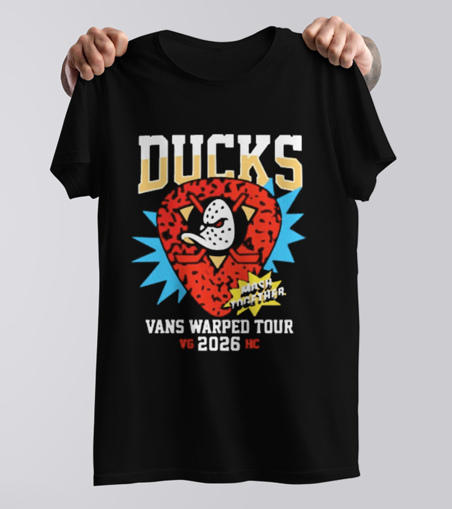 Anaheim Ducks Vans Warped Tour 2026 Smash The Patriarchy T-Shirt