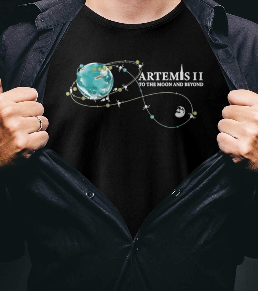 Artemis II To The Moon And Beyond Mission NASA T-Shirt