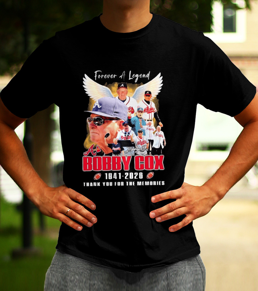 Bobby Cox 1941 2026 Atlanta Baseball Legend Thank You For The Memories T-Shirt