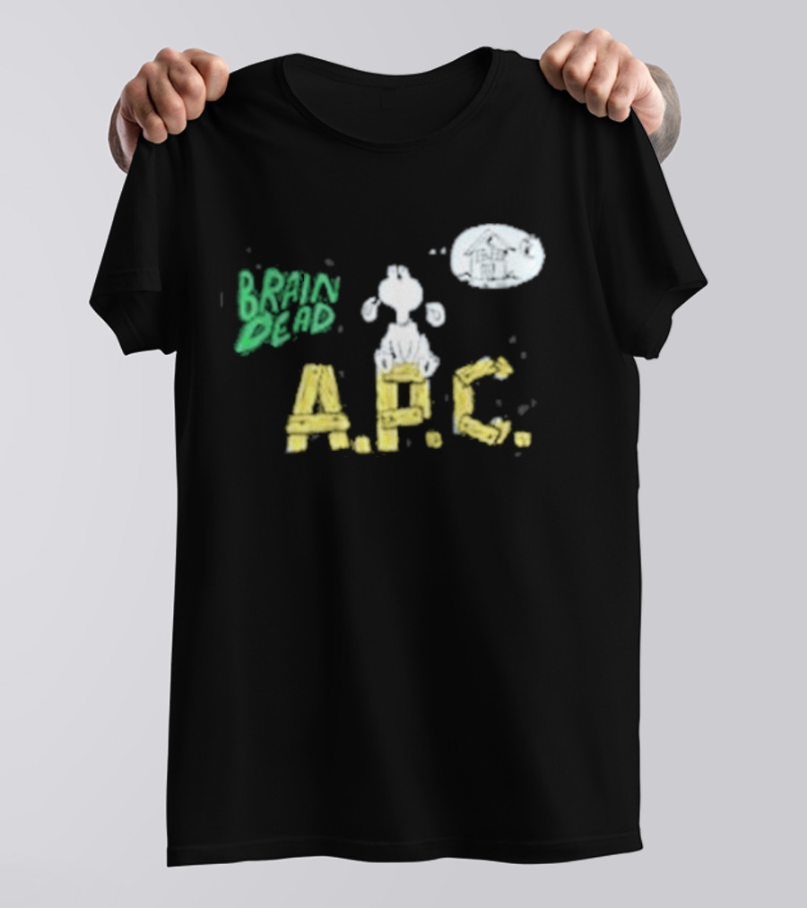 Brain Dead A.P.C. Homesick Dog With House In Thought Bubble T-Shirt