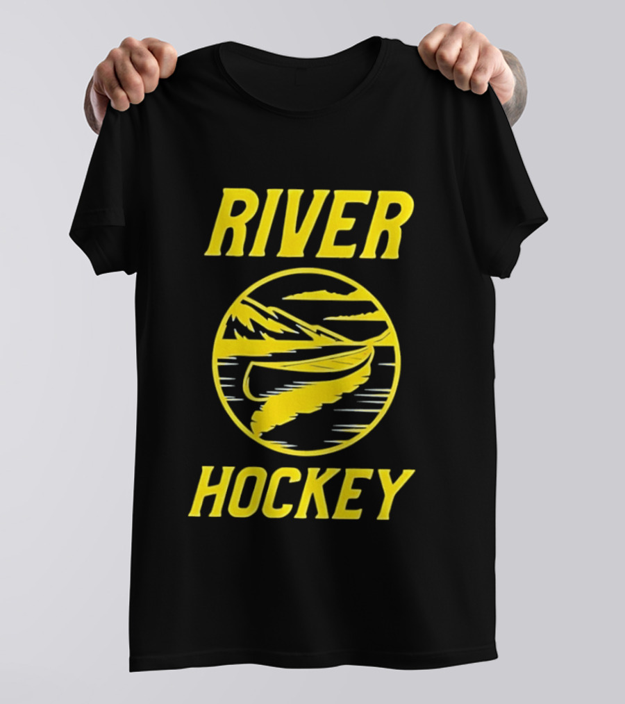 Buffalo Sabres River Hockey Scenic Canoe Adventure T-Shirt