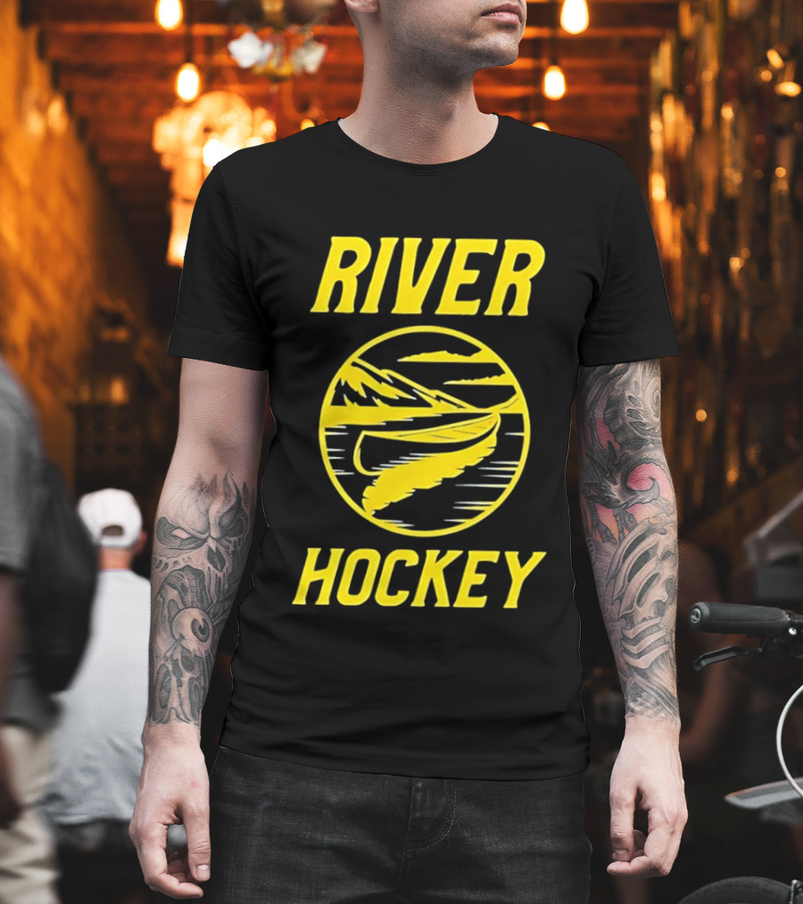 Buffalo Sabres River Hockey Scenic Canoe Adventure T-Shirt