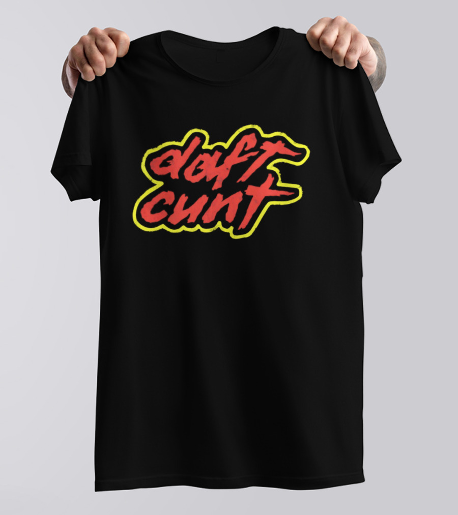 Daft Cunk Parody Album Homework Text Yellow T-Shirt