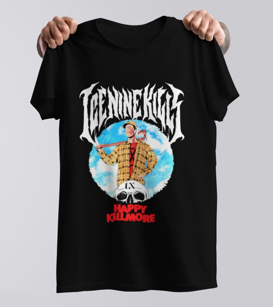 ICE NINE KILLS Happy Killmore Axe Skull T-Shirt