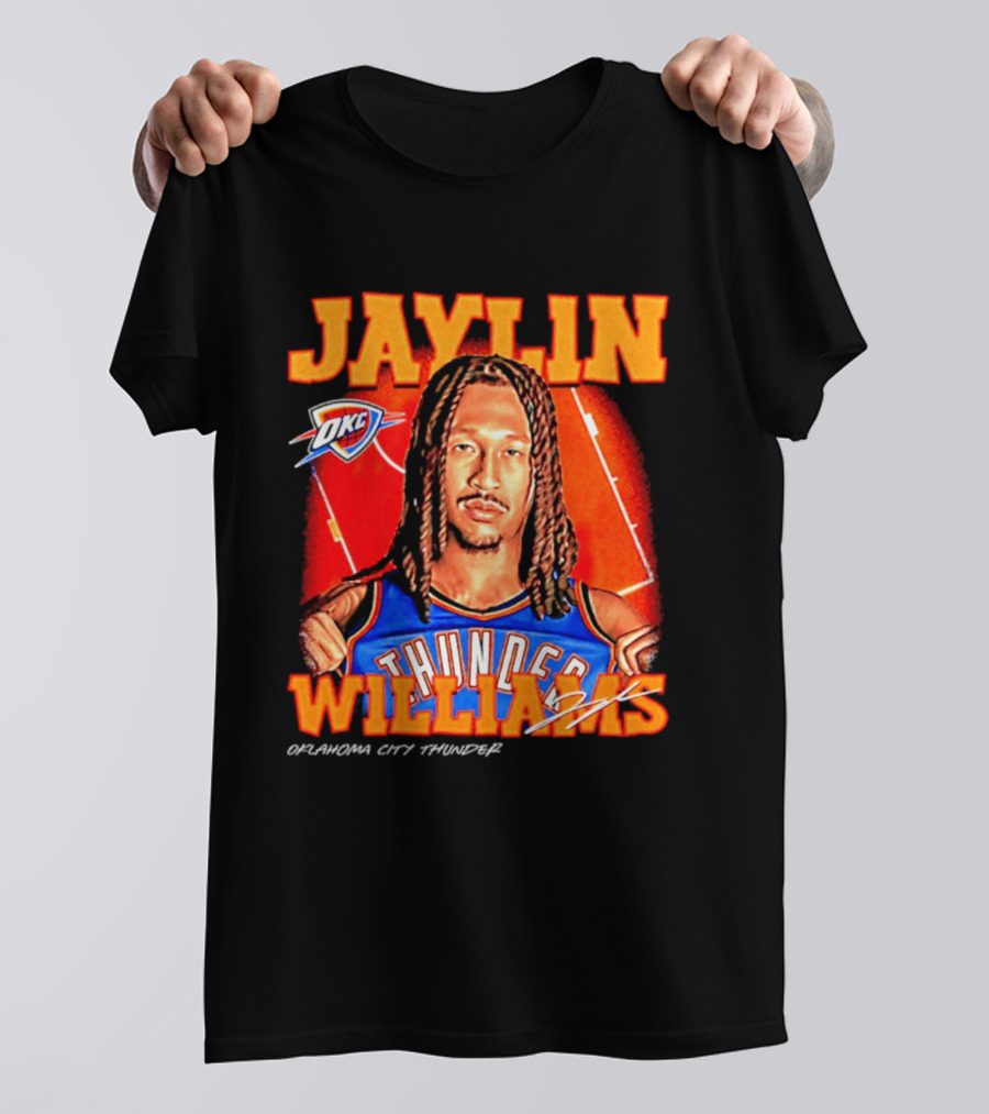 Jaylin Williams Oklahoma City Thunder Basketball T-Shirt