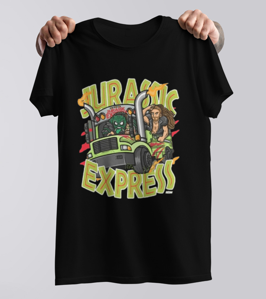 Jurassic Express Truck Adventure With Dinosaur And Driver T-Shirt