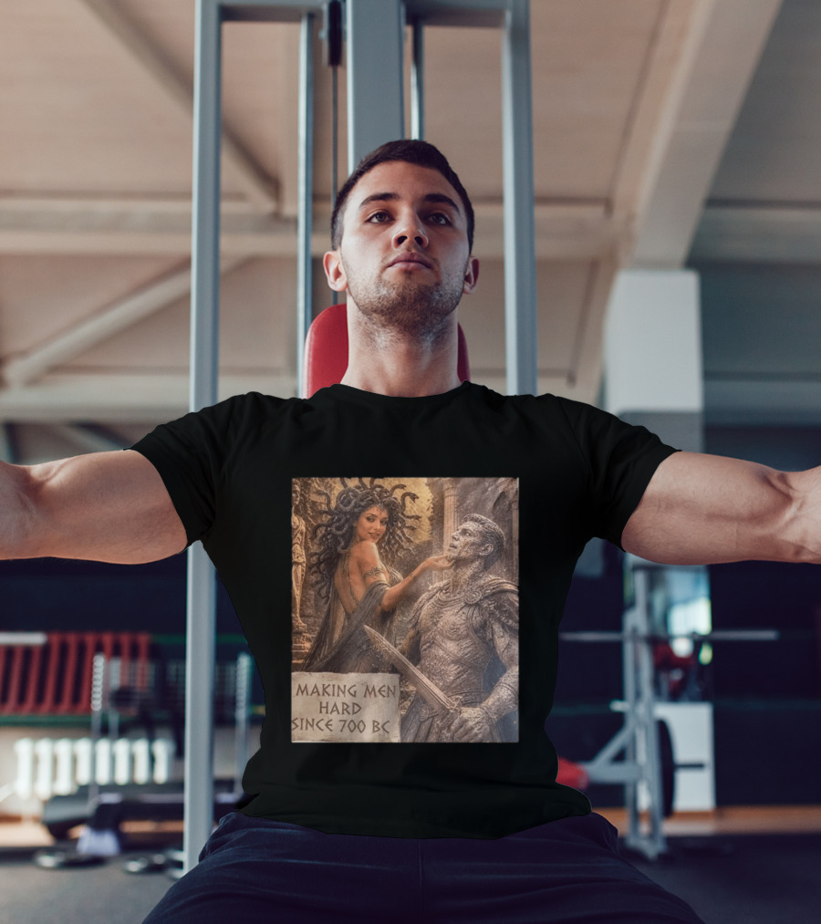 Medusa Making Men Hard Since 700 BC Greek Mythology Humor T-Shirt