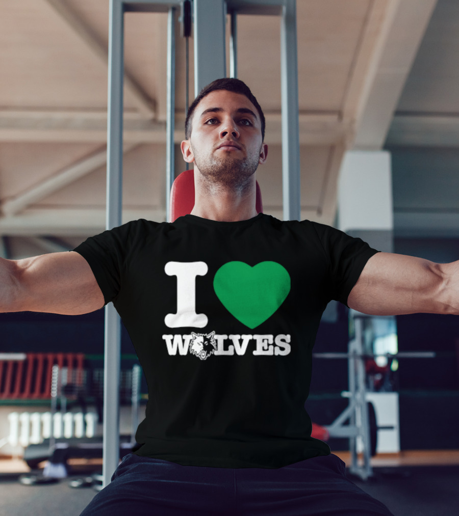 Minnesota Timberwolves I Love Wolves T-Shirt