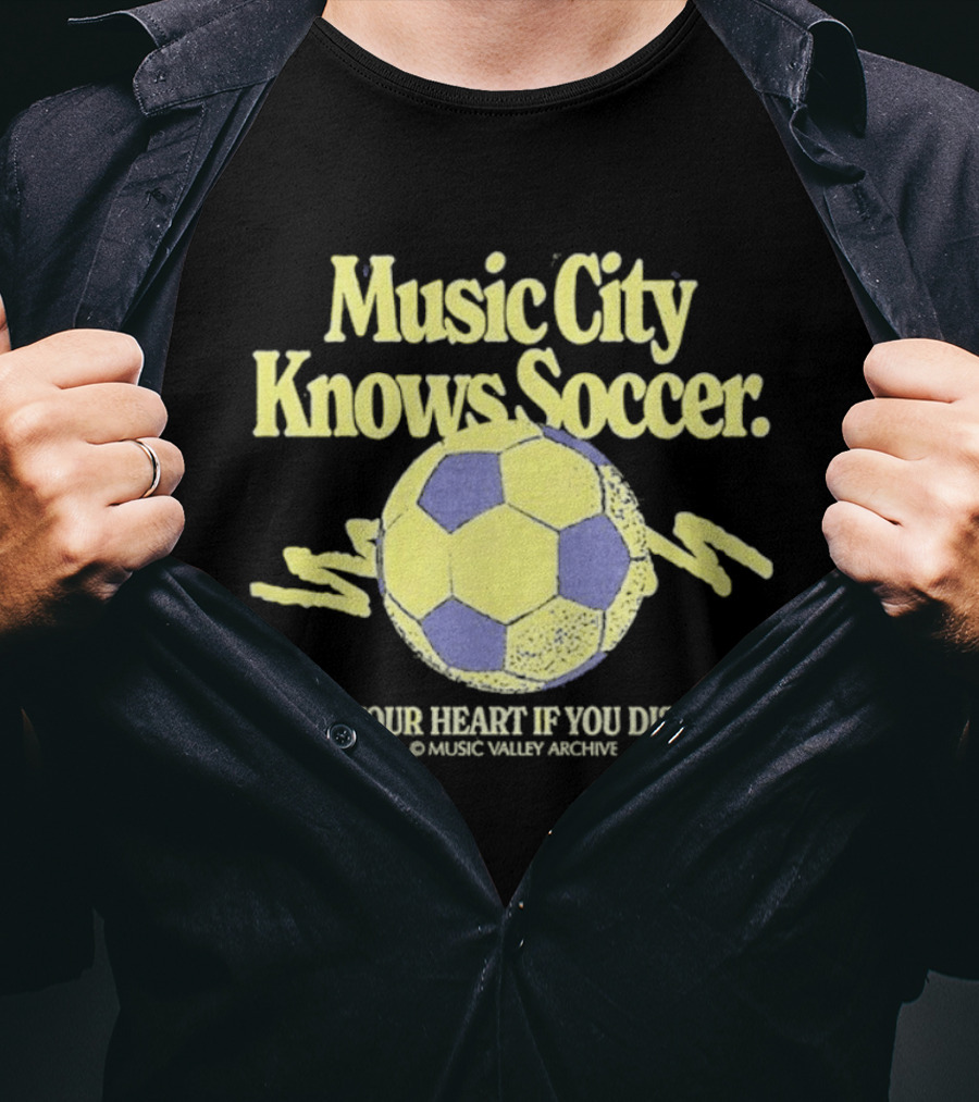 Music City Knows Soccer Bless Your Heart If You Disagree Soccer Ball T-Shirt