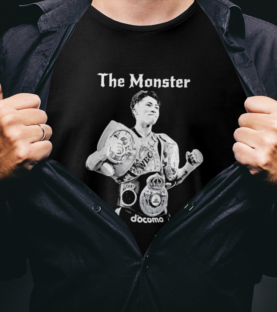 Naoya Inoue The Monster Boxing Champion WBC Belts Docomo T-Shirt