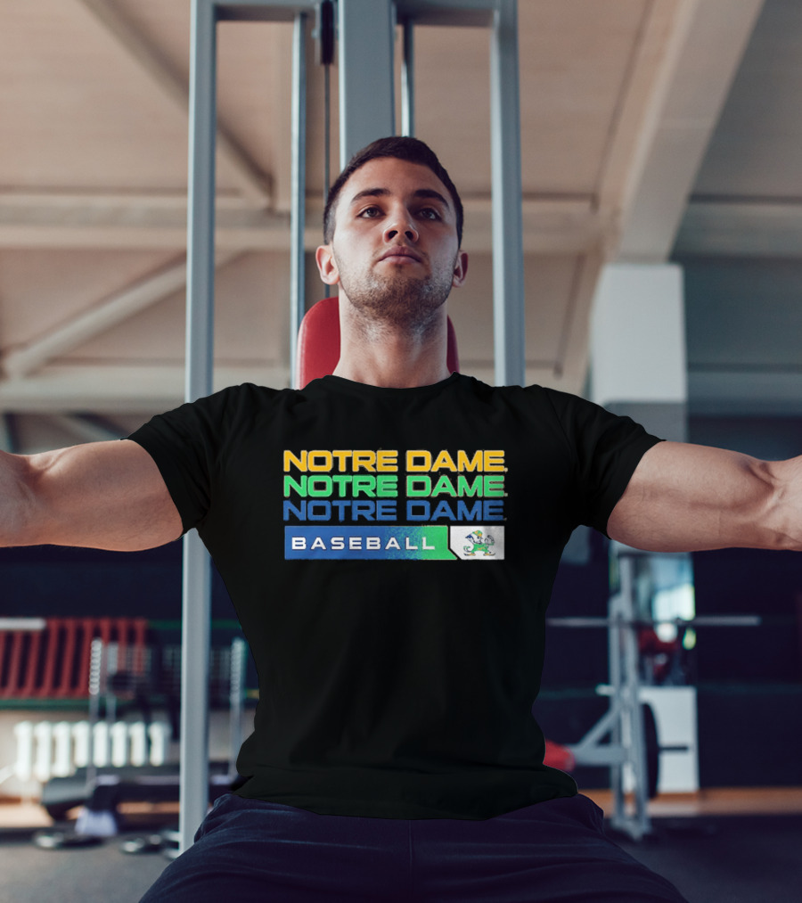 Notre Dame College Baseball Fighting Irish Tri Blend 2026 T-Shirt
