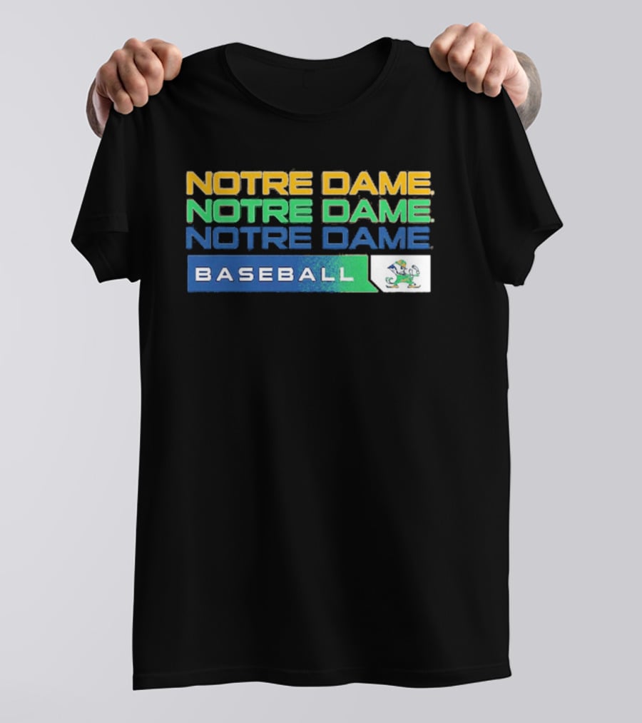 Notre Dame College Baseball Fighting Irish Tri Blend 2026 T-Shirt