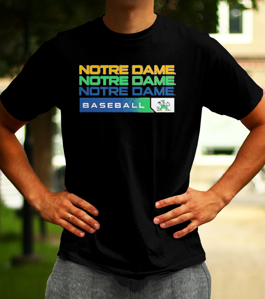 Notre Dame College Baseball Fighting Irish Tri Blend 2026 T-Shirt