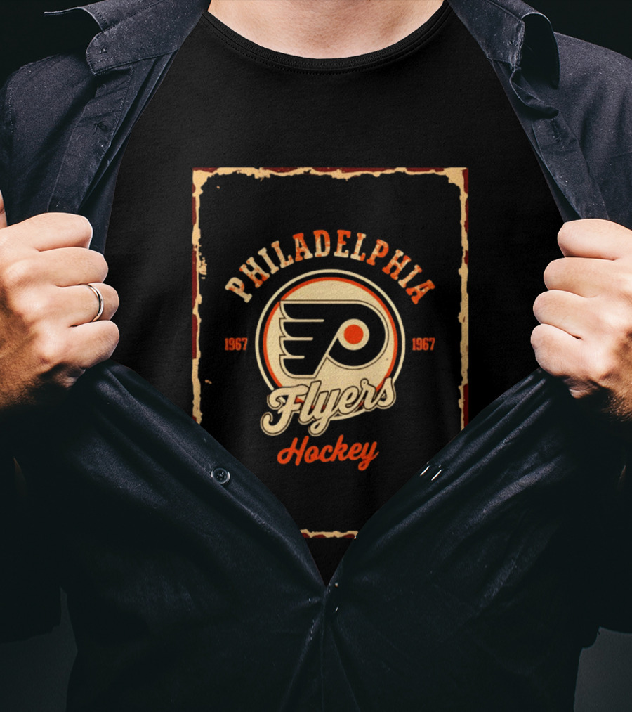 Philadelphia Flyers 1967 Vintage NHL Hockey T-Shirt