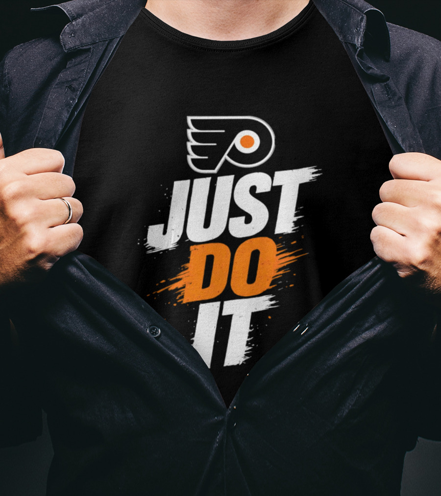 Philadelphia Flyers Just Do It NHL Team Spirit T-Shirt