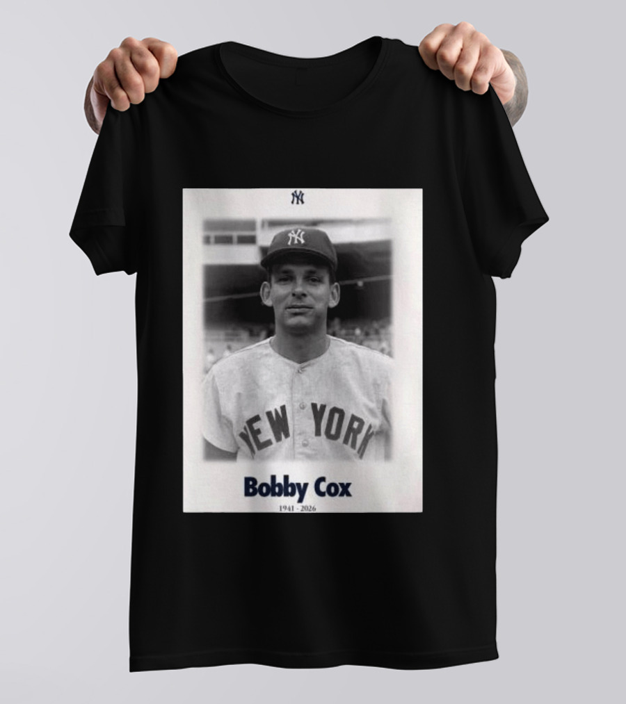 New York Yankees Bobby Cox 1941 2026 T-Shirt