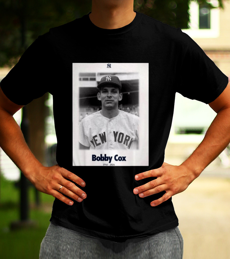 New York Yankees Bobby Cox 1941 2026 T-Shirt