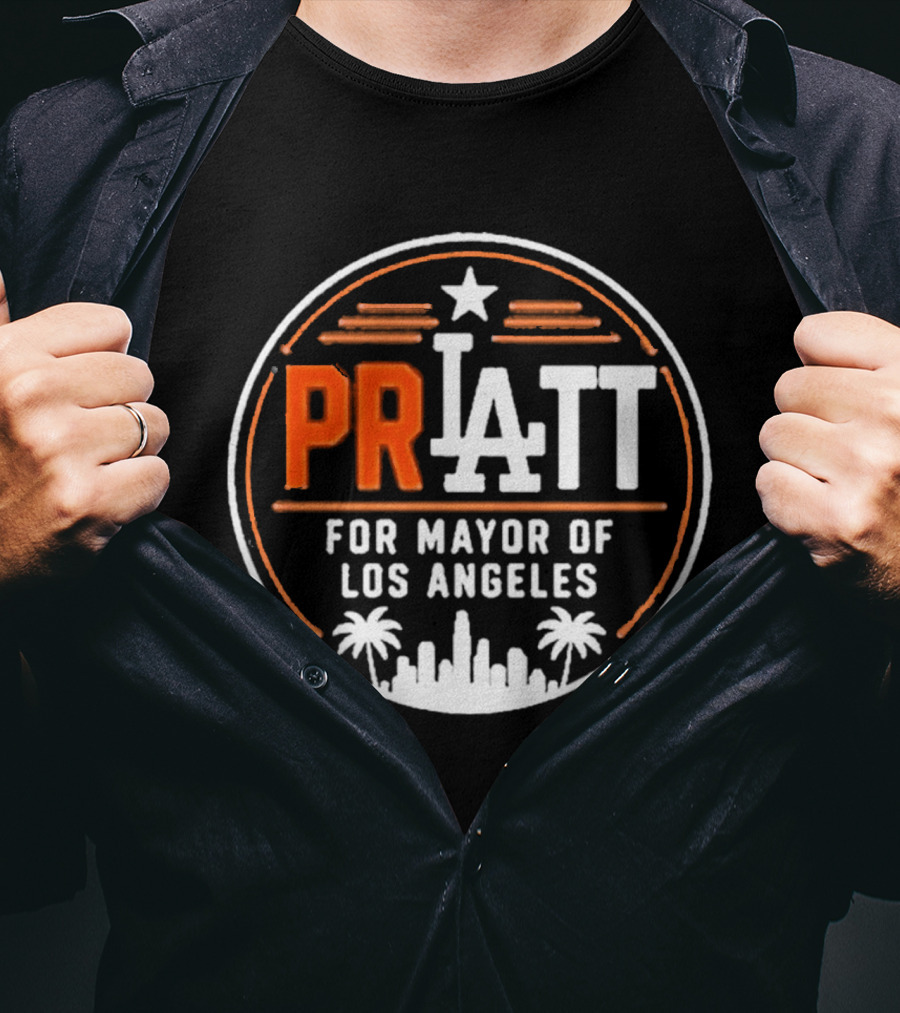 Pratt For Mayor Of Los Angeles 2026 Election Campaign T-Shirt