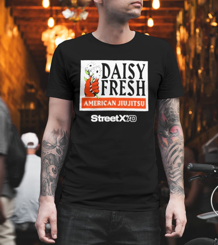 Daisy Fresh American Jiu Jitsu StreetxAD Collaboration T-Shirt