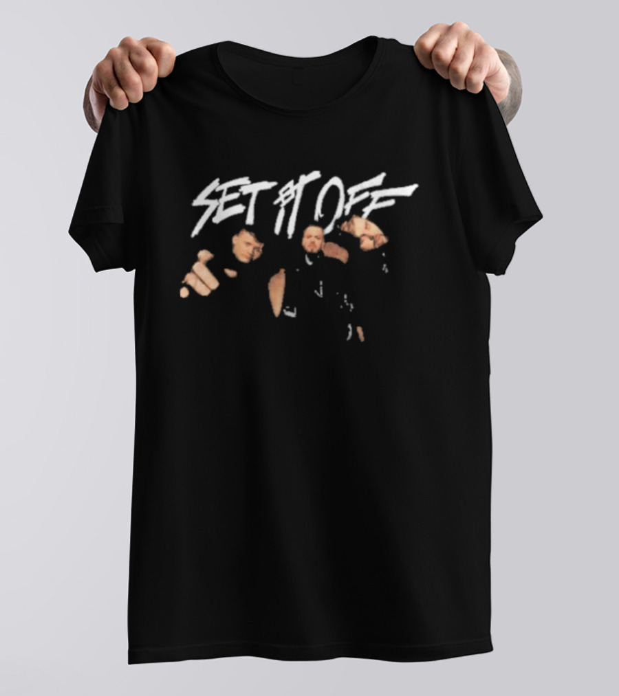 Set It Off Band Photo SIO Members T-Shirt