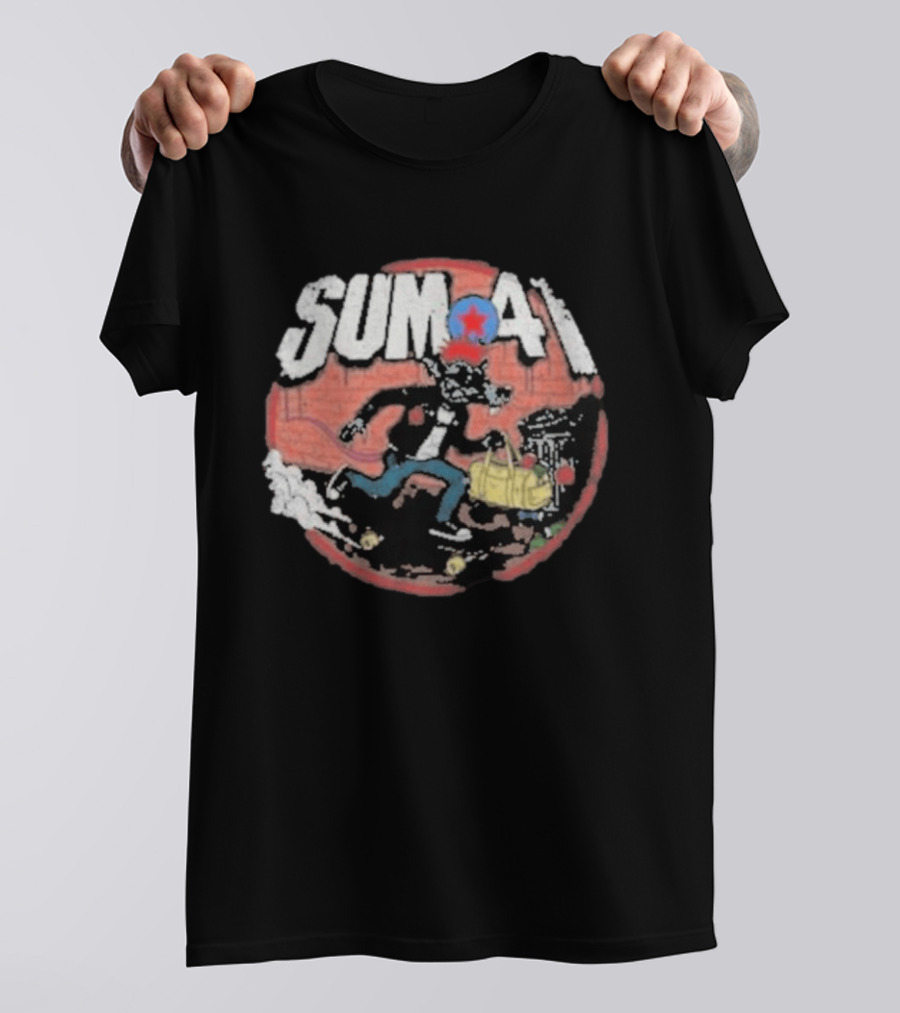 Sum 41 Rat Street Art Comic T-Shirt