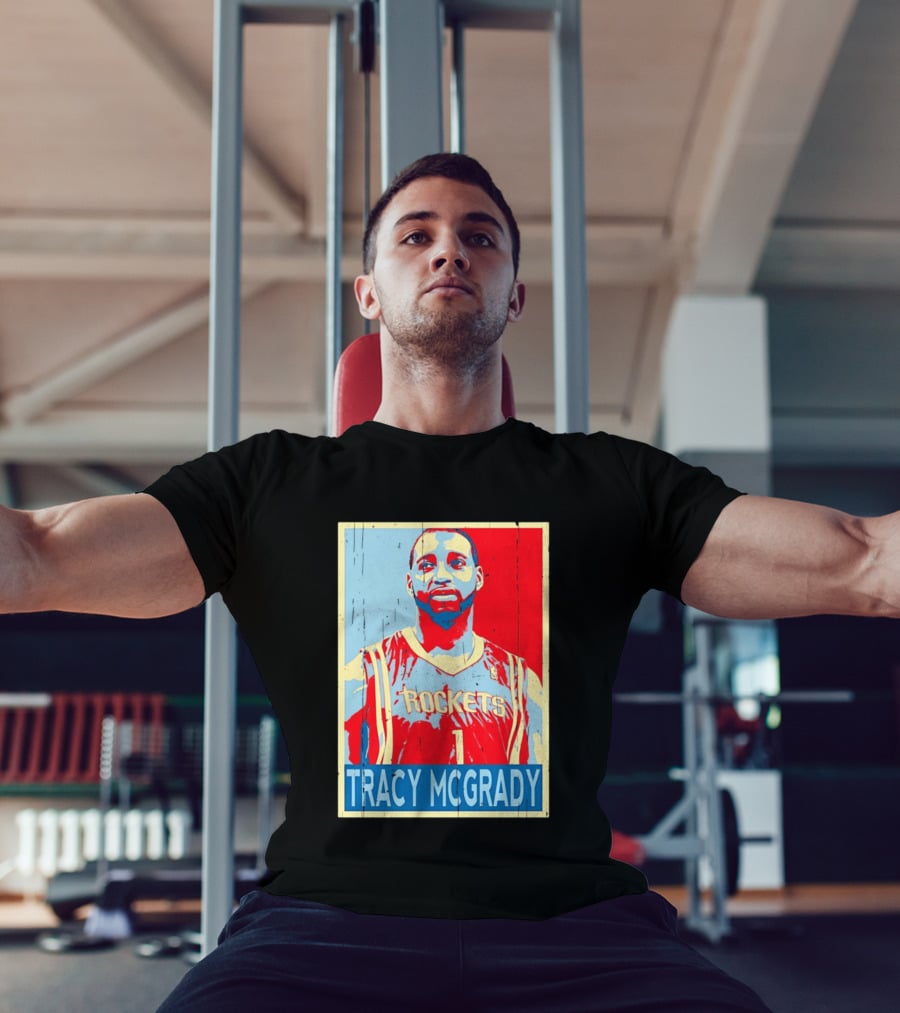 Tracy McGrady Rockets Houston NBA Basketball T-Shirt