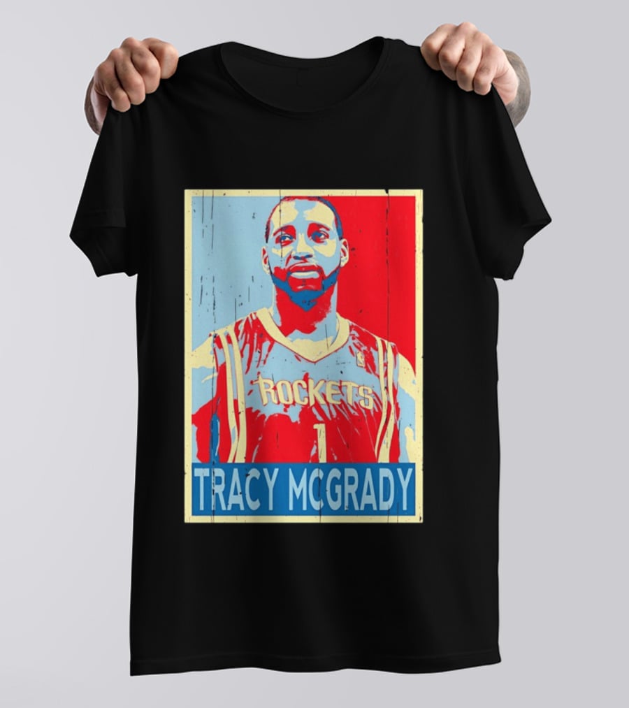 Tracy McGrady Rockets Houston NBA Basketball T-Shirt