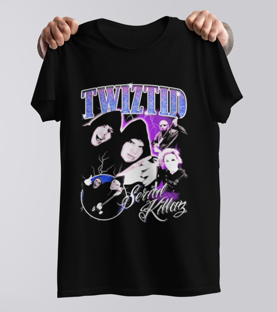 Twiztid Serial Killas 90s Rap Psychedelic Horror T-Shirt