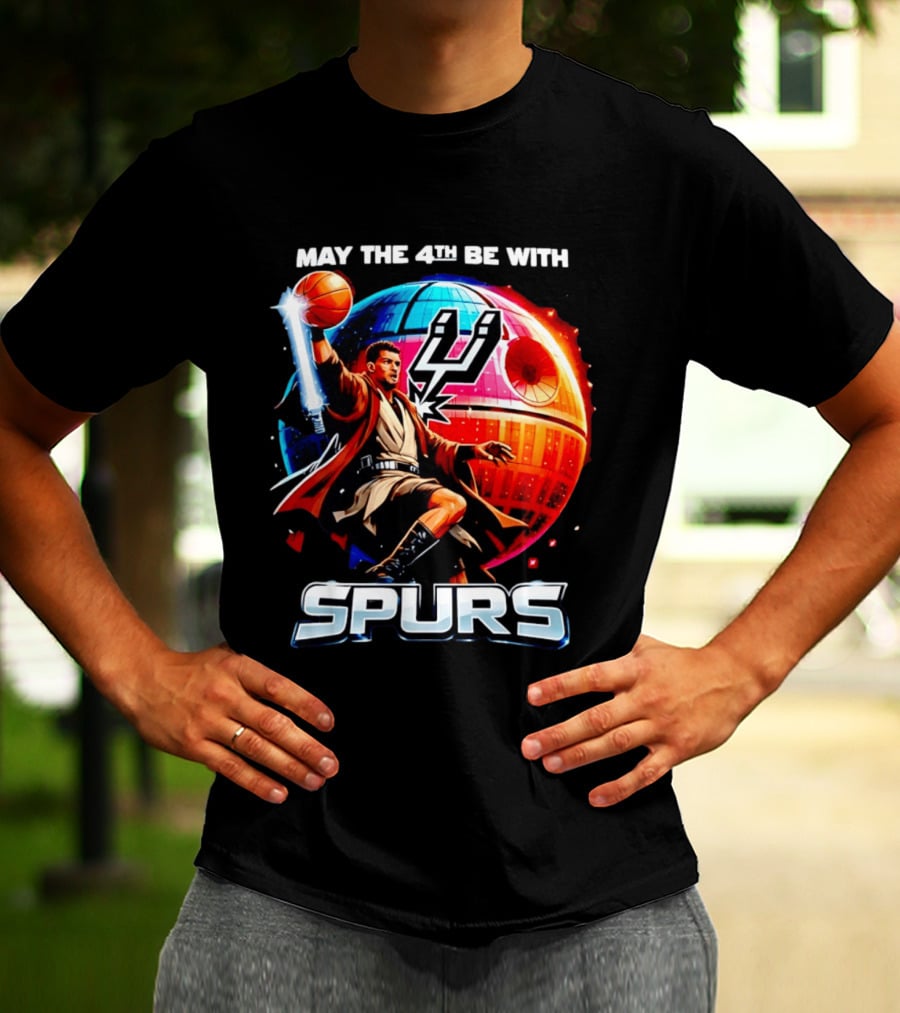 May The 4th Be With You Spurs Star Wars Victor Wembanyama T-Shirt
