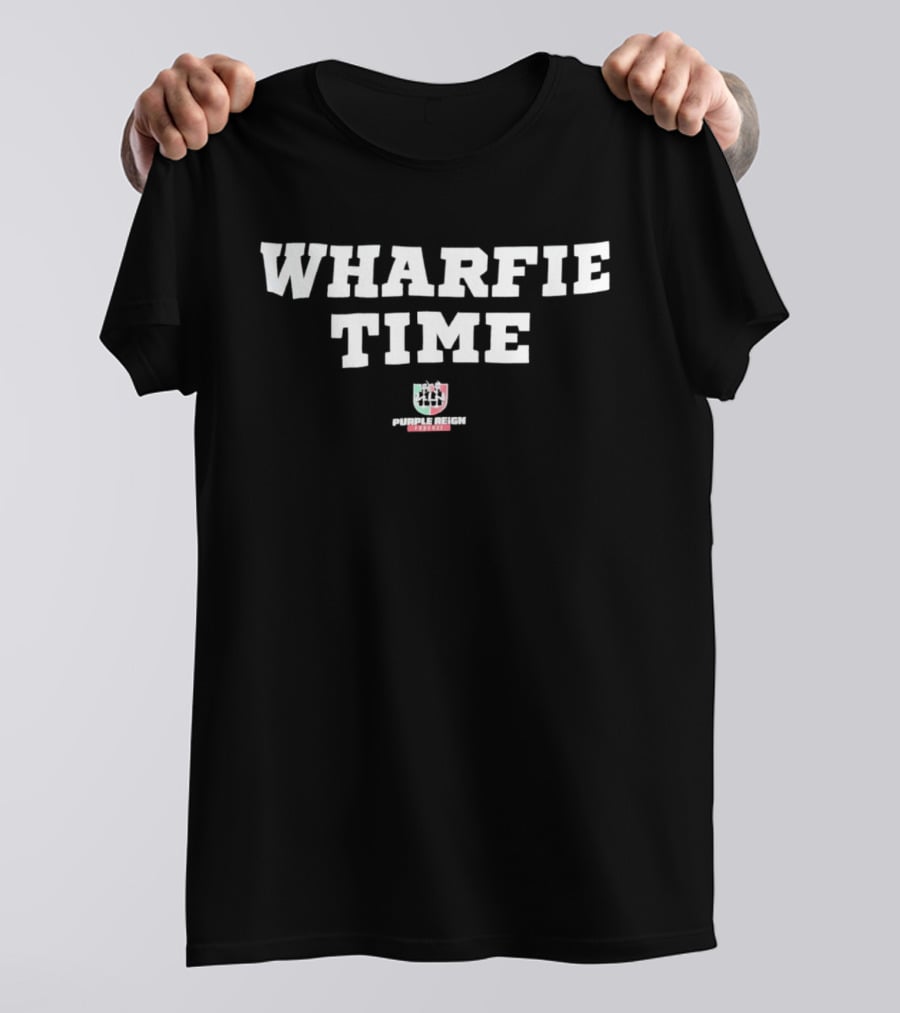 Wharfie Time Purple Reign Freo Forever T-Shirt
