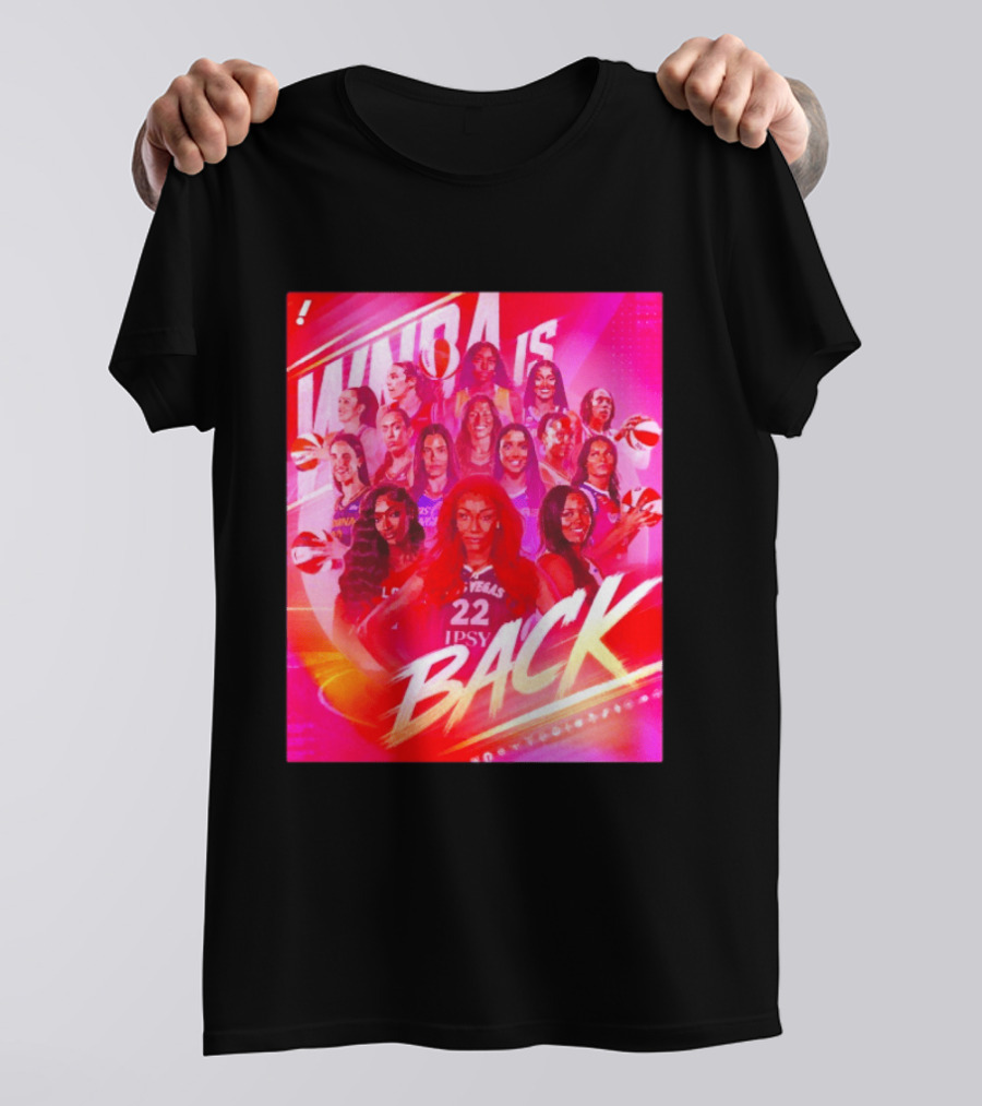 WNBA Is Back 30th Season Highlights Las Vegas Basketball Stars T-Shirt