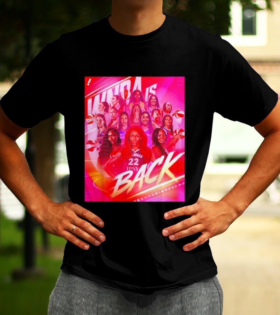 WNBA Is Back 30th Season Highlights Las Vegas Basketball Stars T-Shirt