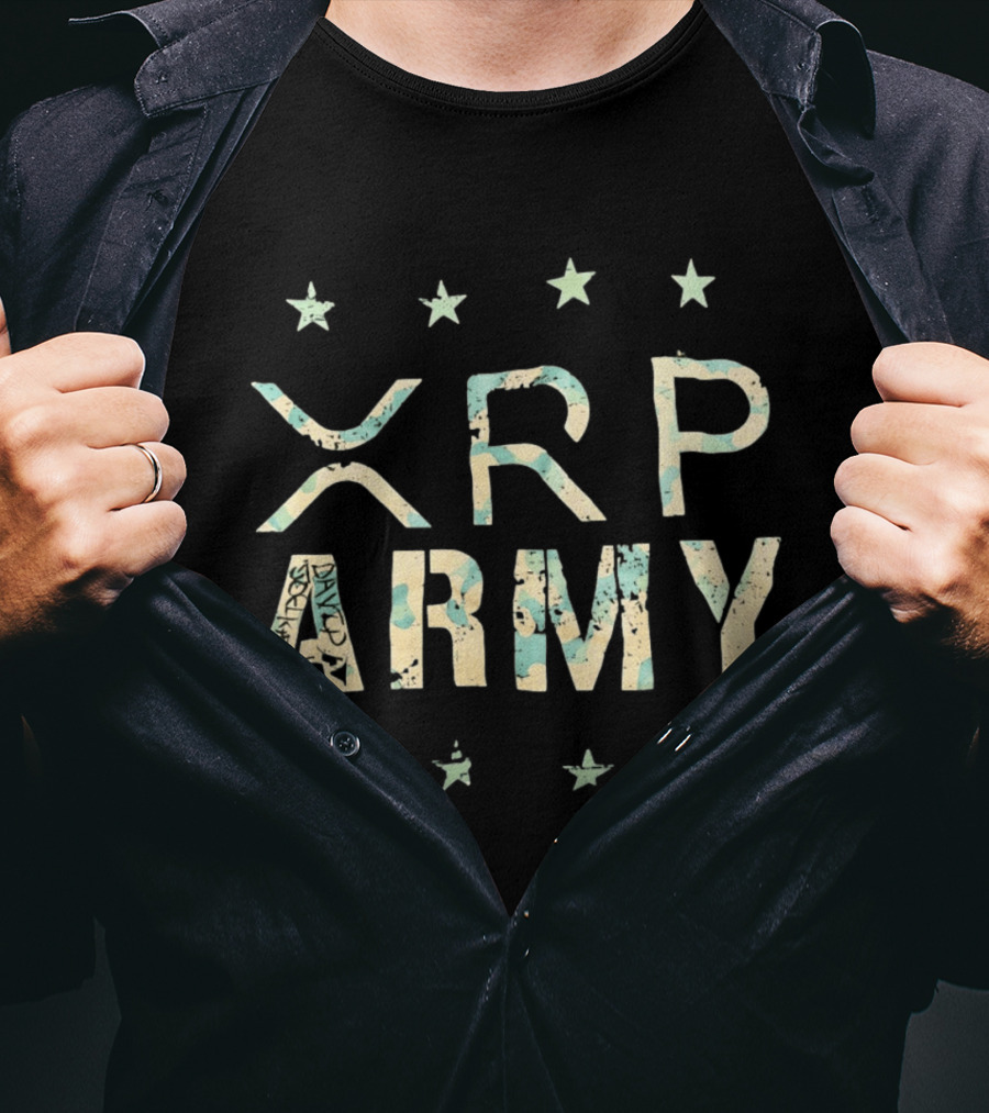 XRP Army Camo Stars T-Shirt