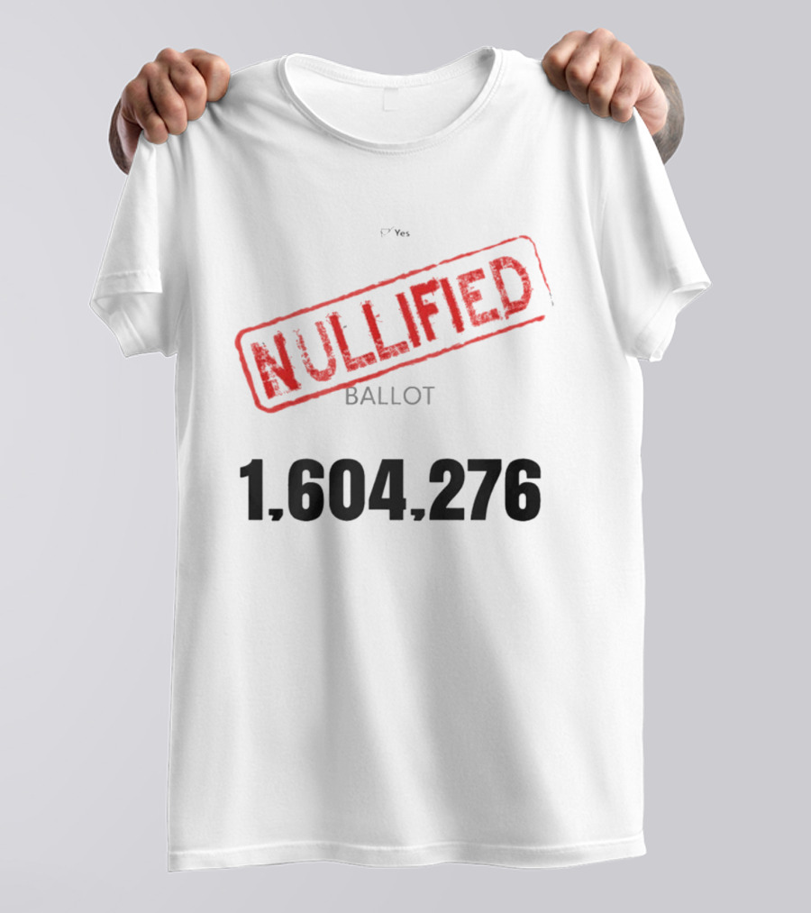 NULLIFIED BALLOT 1604276 Virginia Redistricting Protest T-Shirt