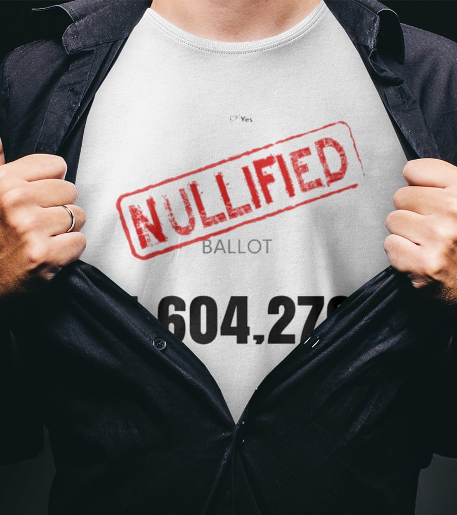 NULLIFIED BALLOT 1604276 Virginia Redistricting Protest T-Shirt
