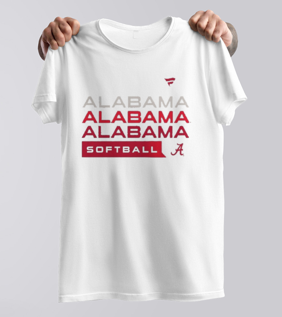 Alabama Crimson Tide Softball Fan Gear Tri Blend Hype T-Shirt