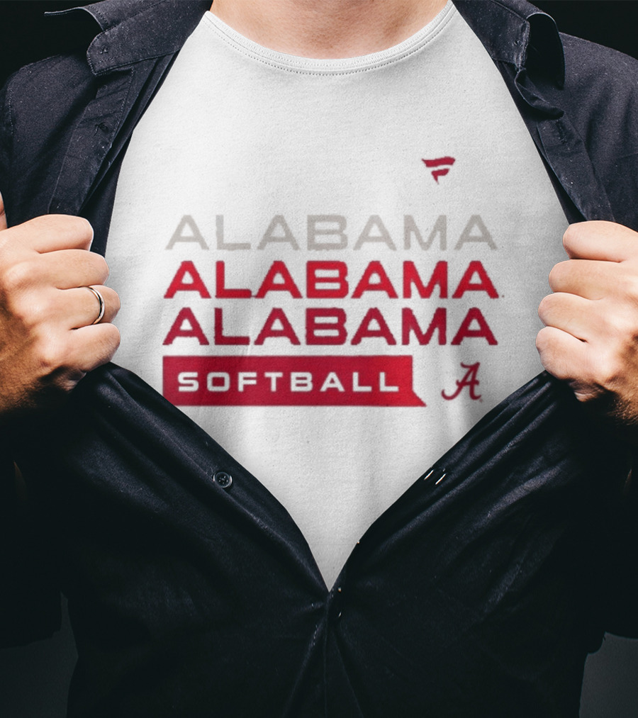 Alabama Crimson Tide Softball Fan Gear Tri Blend Hype T-Shirt