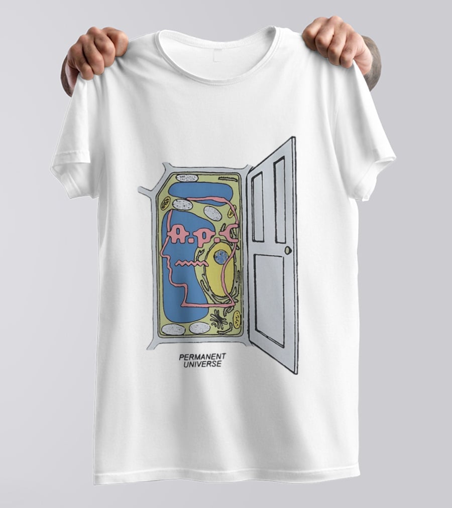Brain Dead X APC Permanent Universe Open The Door Abstract T-Shirt