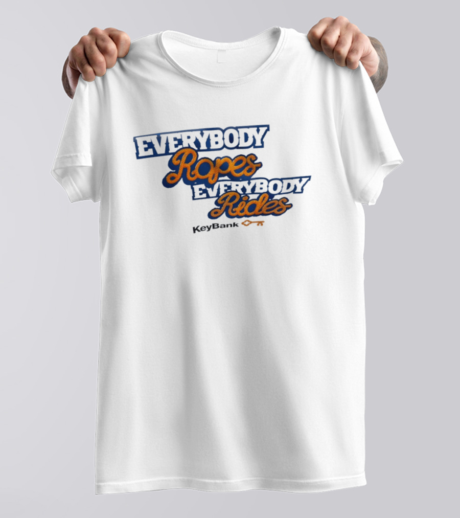 Everybody Ropes Everybody Rides KeyBank Buffalo Sabres NHL Hockey T-Shirt