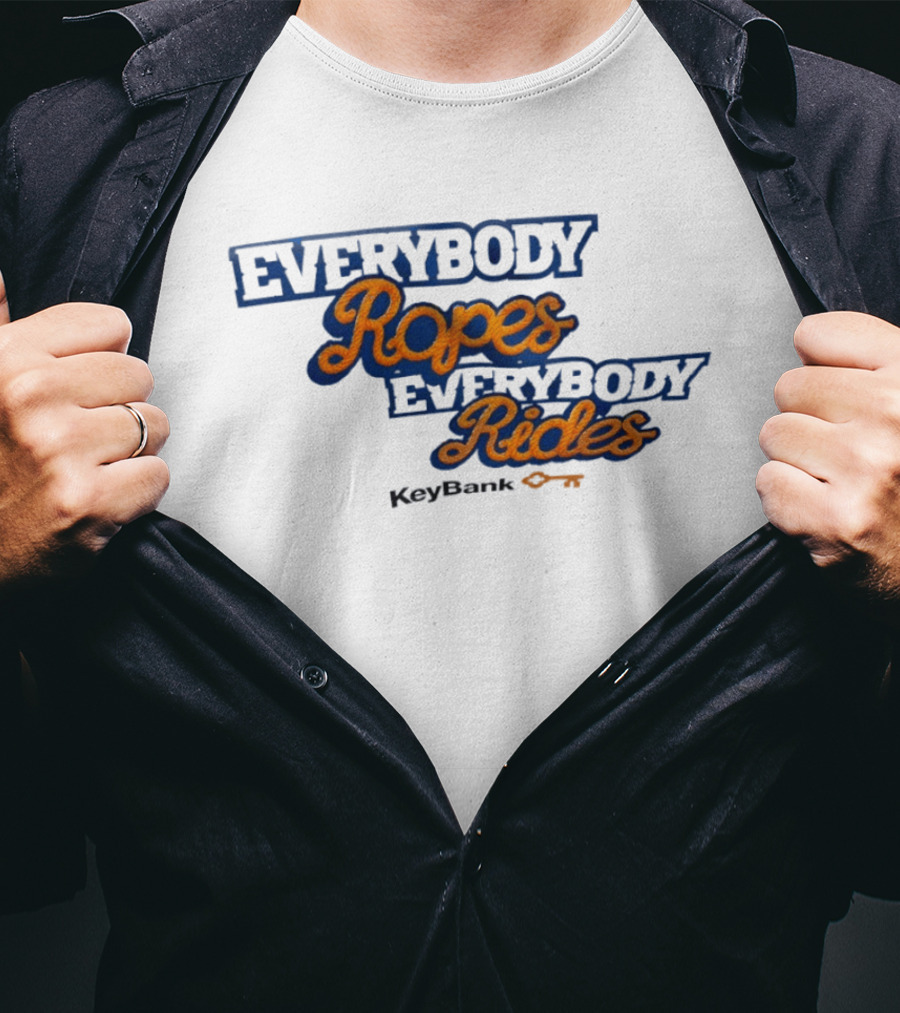 Everybody Ropes Everybody Rides KeyBank Buffalo Sabres NHL Hockey T-Shirt