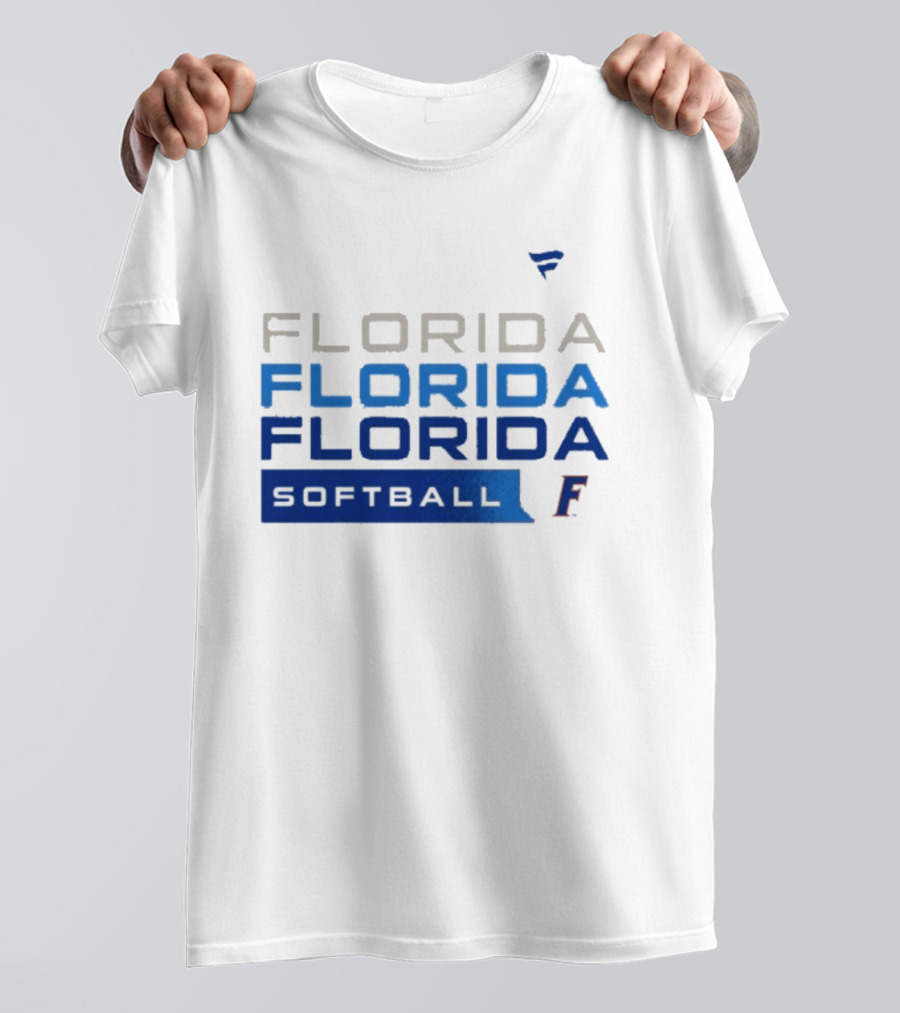 Florida Gators Softball Tri Blend Hype College F T-Shirt