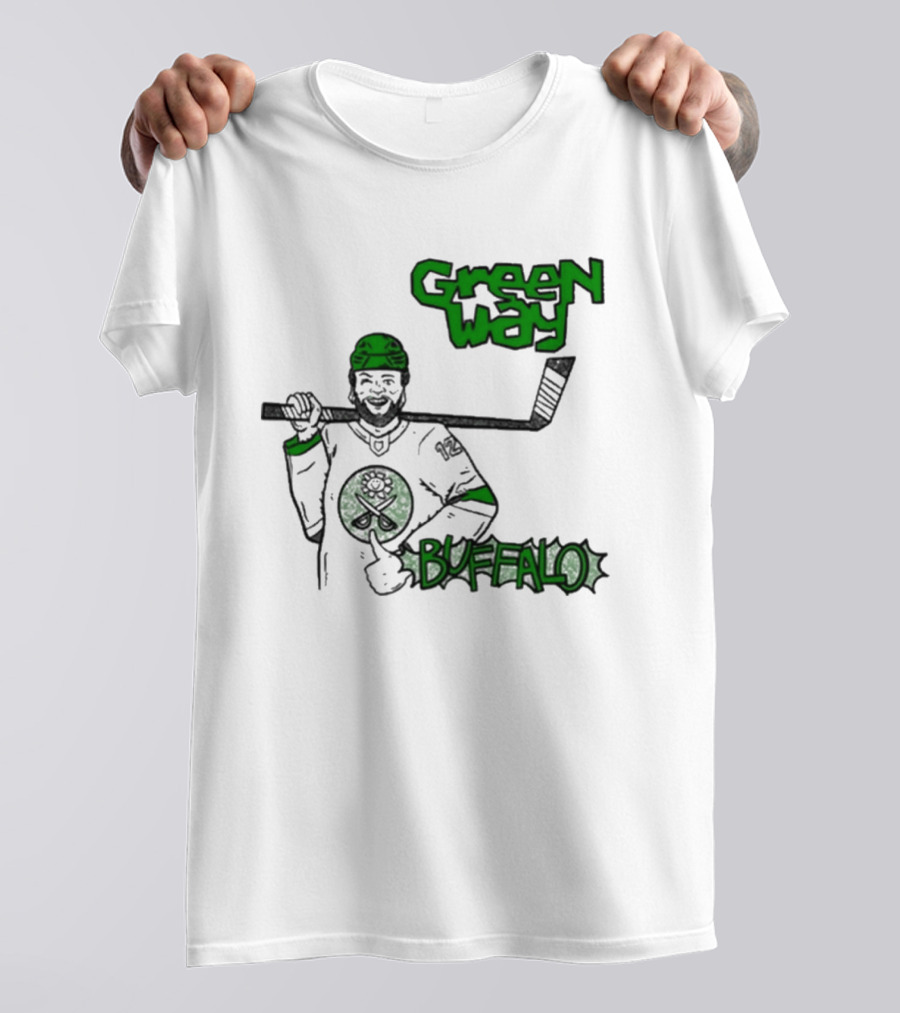 Green Way Hockey Buffalo Player T-Shirt