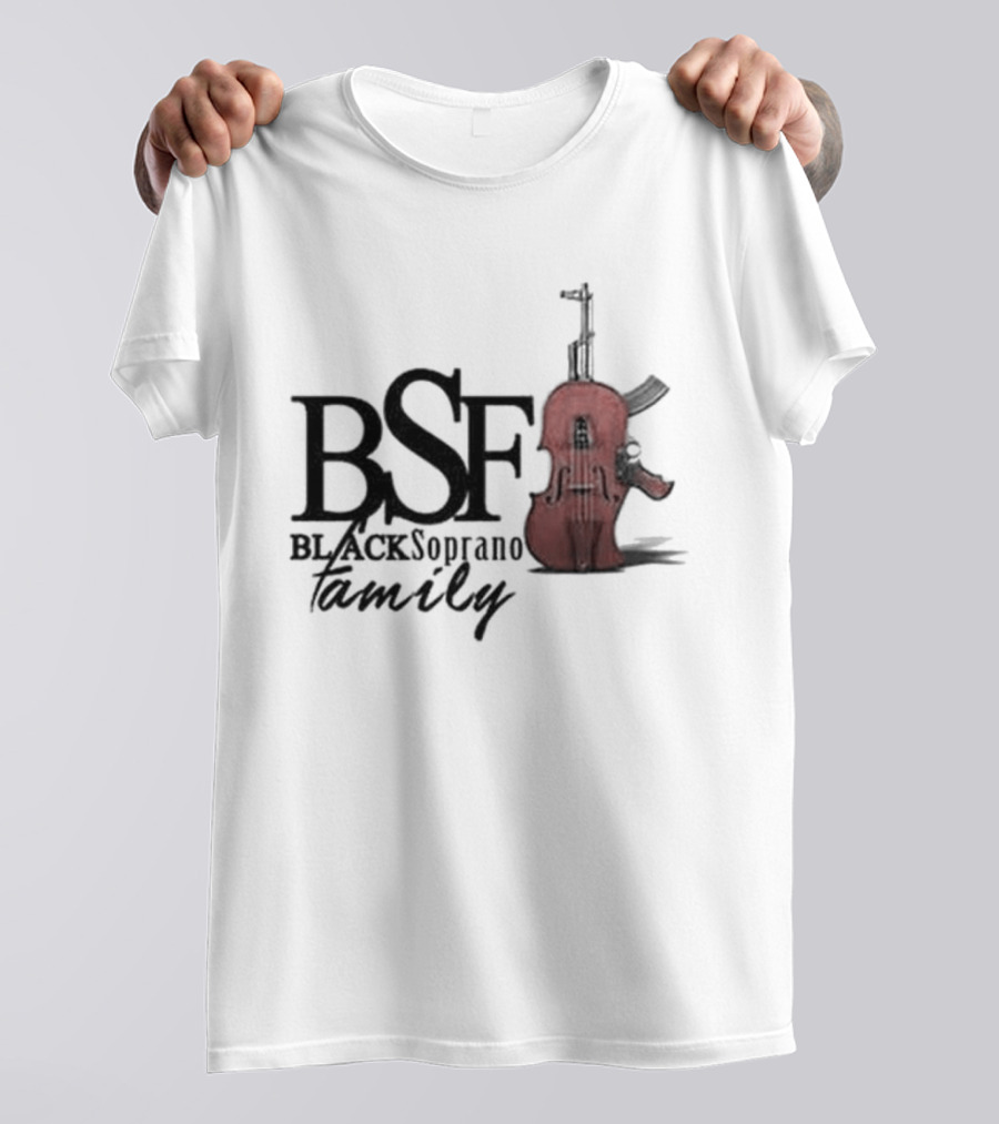 BSF Black Soprano Family Violin T-Shirt