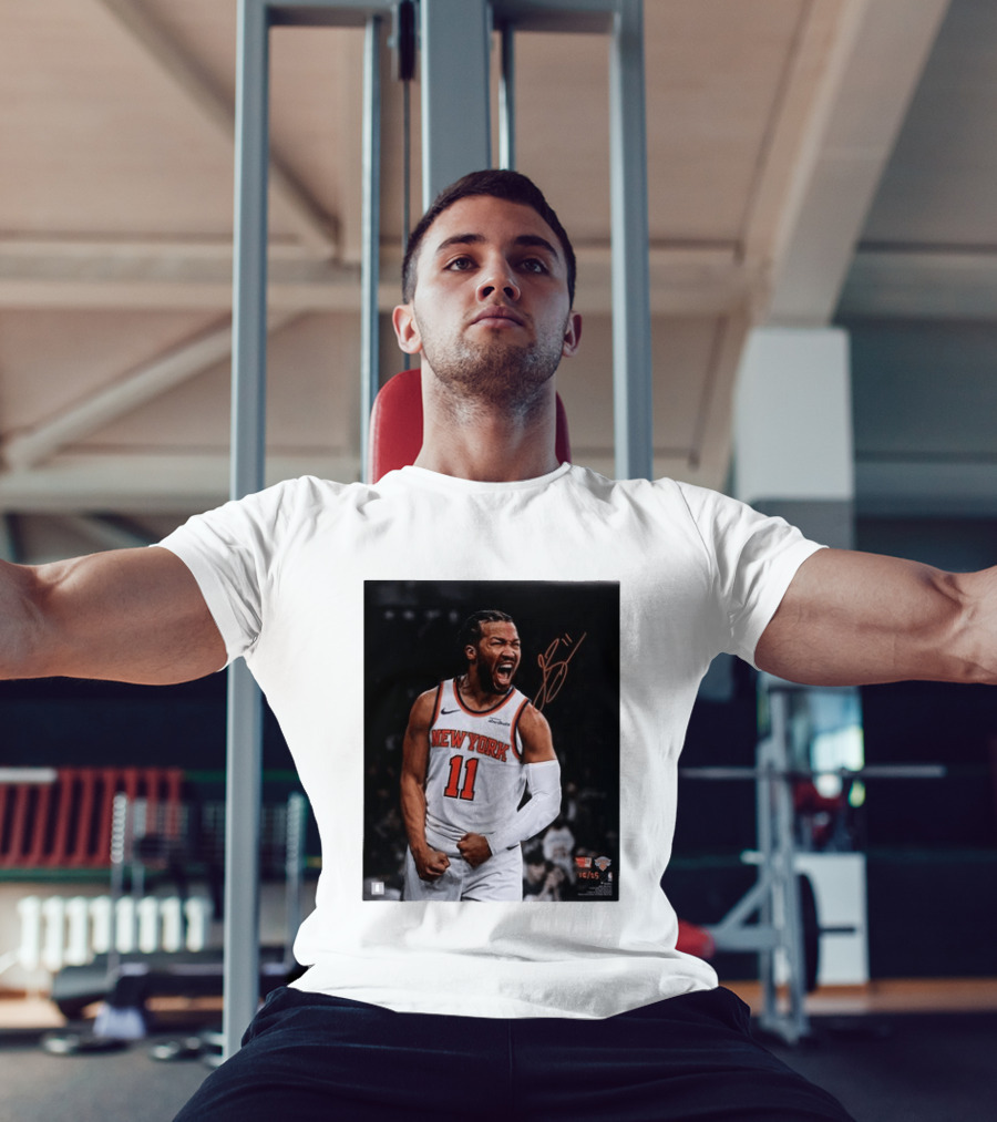 Jalen Brunson New York Knicks 11 Basketball Nike NBA Signature T-Shirt
