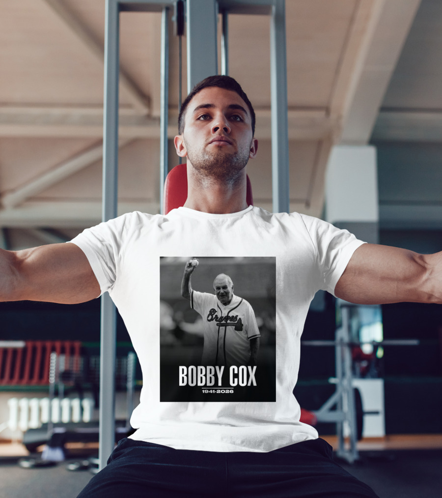 Bobby Cox Braves 1941 2026 Commemorative T-Shirt
