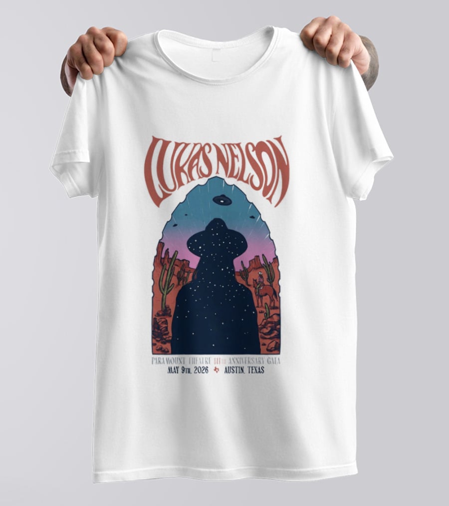 Lukas Nelson 60th Anniversary Show May 9 2026 Austin Texas T-Shirt