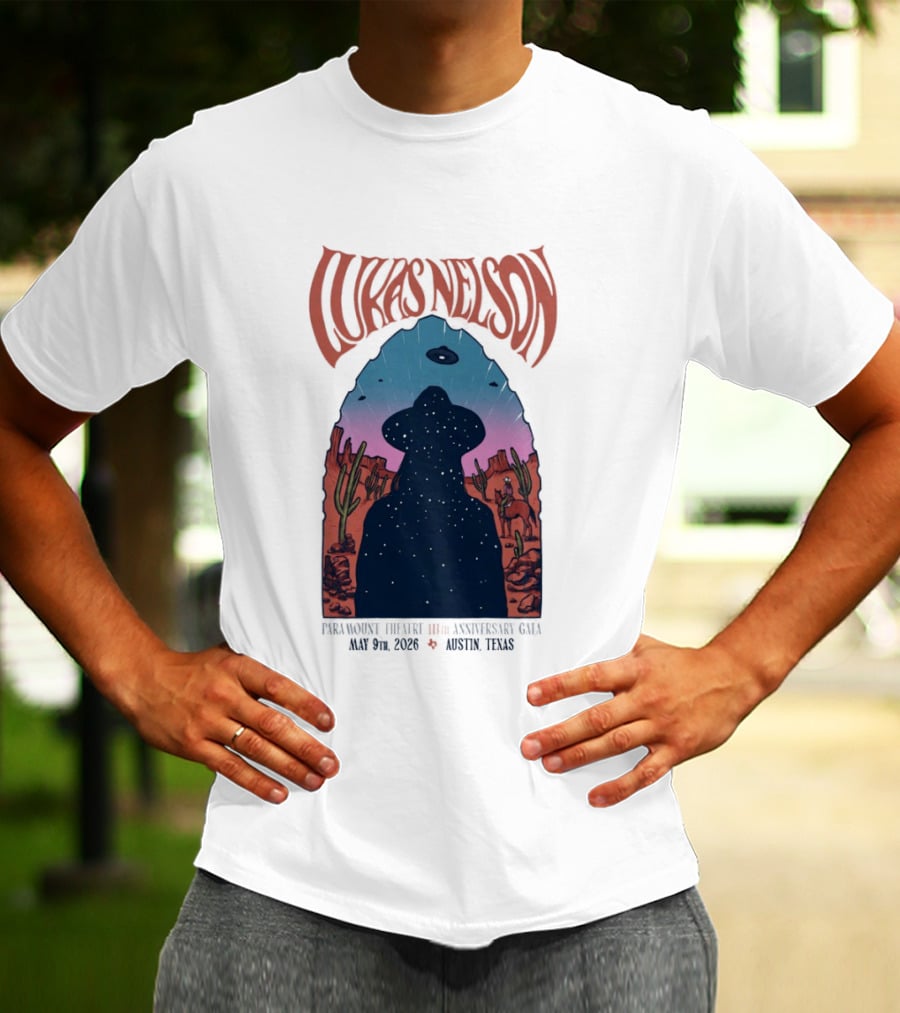 Lukas Nelson 60th Anniversary Show May 9 2026 Austin Texas T-Shirt