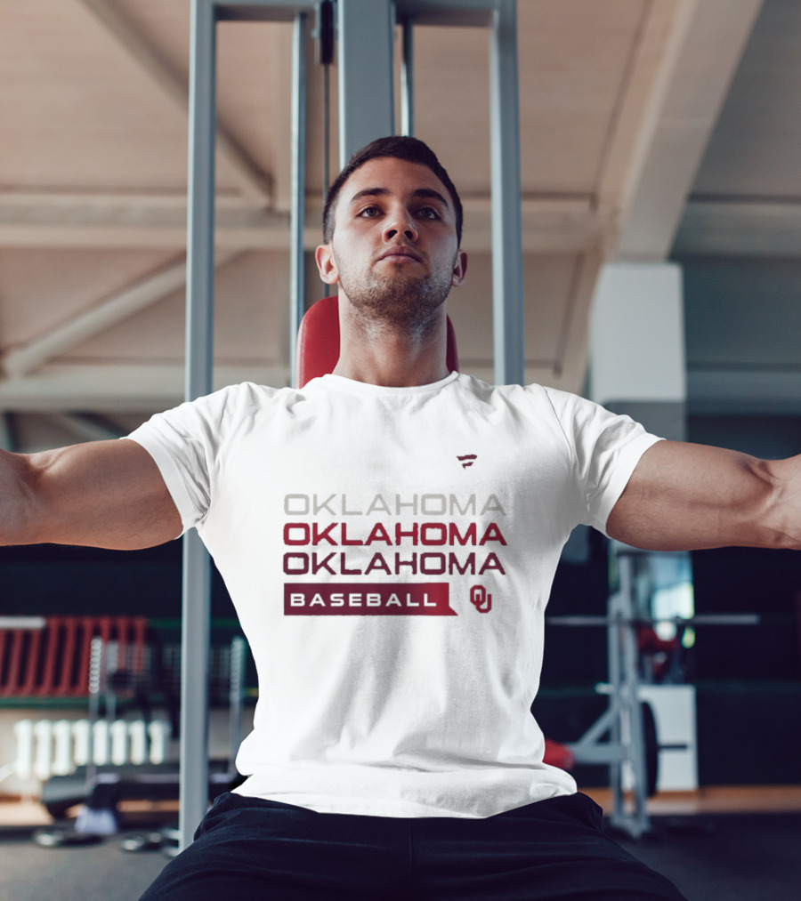 Oklahoma Baseball Tri Blend Fan Gear T-Shirt